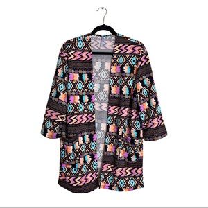 OPEN DUSTER CARDIGAN